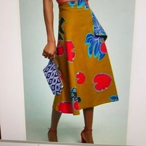 Anthropologie Eva Franco Betta Fish A-Line Skirt